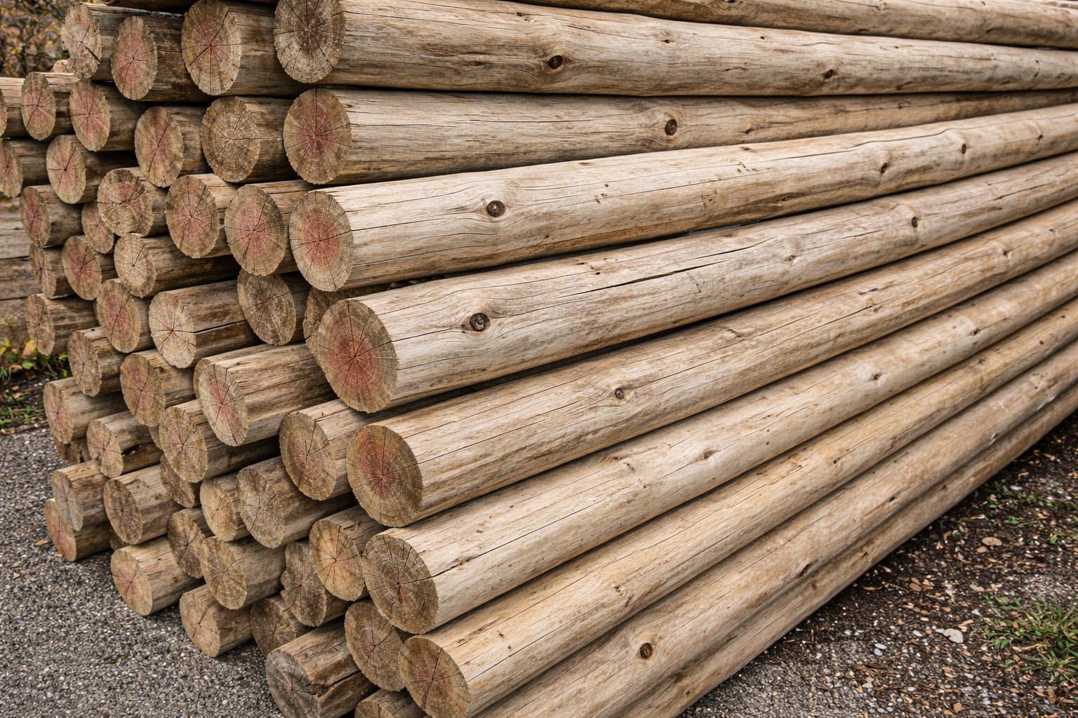 Rondins Eucalyptus Ø 50/75 mm